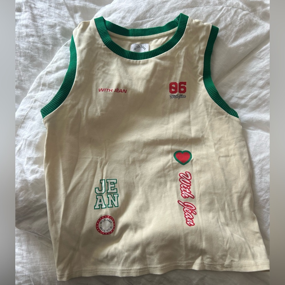 With Jean tank top